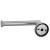 Suport hartie igienica din otel, sistem montare inclus, 16cm, argintiu lucios Household NewTrend