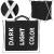 Cos de rufe cu 3 compartimente, cadru aluminiu, 68x40x60cm, 146 litri, negru Household NewTrend