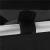 Cos de rufe cu 3 compartimente, cadru aluminiu, 68x40x60cm, 146 litri, negru Household NewTrend