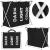 Cos de rufe cu 3 compartimente, cadru aluminiu, 68x40x60cm, 146 litri, negru Household NewTrend