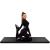 Saltea fitness groasa pentru antrenamente gimnastica, pliabila, 180x60x5cm, negru Household NewTrend