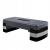 Stepper aerobic fitness, ajustabil 3 nivele, sarcina 350 kg, 28x68x20cm, negru si gri Household NewTrend