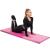 Saltea fitness groasa pentru antrenamente gimnastica, pliabila, 180x60x5,5cm, roz Household NewTrend