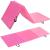 Saltea fitness groasa pentru antrenamente gimnastica, pliabila, 180x60x5,5cm, roz Household NewTrend