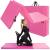 Saltea fitness groasa pentru antrenamente gimnastica, pliabila, 180x60x5,5cm, roz Household NewTrend