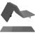 Saltea fitness groasa pentru antrenamente gimnastica, pliabila, 180x60x5,5cm, gri Household NewTrend