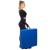 Saltea fitness groasa pentru antrenamente gimnastica, pliabila, 180x60x5,5cm, albastru Household NewTrend