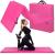 Saltea fitness groasa pentru antrenamente gimnastica, pliabila, 180x60x5cm, roz Household NewTrend
