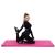 Saltea fitness groasa pentru antrenamente gimnastica, pliabila, 180x60x5cm, roz Household NewTrend
