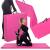 Saltea fitness groasa pentru antrenamente gimnastica, pliabila, 180x60x5cm, roz Household NewTrend