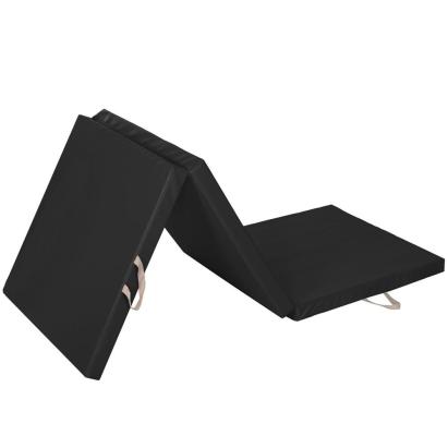 Saltea fitness groasa pentru antrenamente gimnastica, pliabila, PVC, 180x60x5cm, negru Household NewTrend