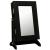 Dulapior de toaleta cu oglinda si spatiu de depozitare bijuterii, 21x36x15cm, negru Household NewTrend
