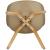 Set 4 scaune dining Verdhe pentru bucatarie cu perna tapitata cu piele ecologica, 44x82cm, maro Household NewTrend