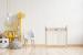 Cos de rufe din bambus si blat din lemn, 2 cosuri din panza, 64x73x33cm, natur Household NewTrend