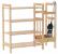 Pantofar din bambus cu 4 rafturi, suport de umbrele, 74x28x66cm, natur Household NewTrend