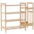 Pantofar din bambus cu 4 rafturi, suport de umbrele, 74x28x66cm, natur Household NewTrend