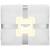 Patura pufoasa pentru 2 persoane, 2 fete, model in relief, 170x210cm, gri deschis Household NewTrend