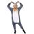 Pijama tip salopeta pentru adulti, model Lemur, marime L Household NewTrend