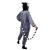 Pijama tip salopeta pentru adulti, model Lemur, marime S Household NewTrend
