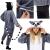 Pijama tip salopeta pentru adulti, model Lemur, marime S Household NewTrend