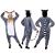 Pijama tip salopeta pentru adulti, model Lemur, marime S Household NewTrend