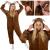 Pijama tip salopeta pentru adulti, model Ren, marime M Household NewTrend