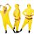 Pijama tip salopeta pentru adulti, model Pikachu, marime L Household NewTrend