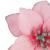 Set 10 ornamente pentru bradul de Craciun, stea Poinsettia, 13cm, roz Household NewTrend