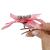 Set 10 ornamente pentru bradul de Craciun, stea Poinsettia, 13cm, roz Household NewTrend