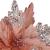 Set 5 ornamente pentru bradul de Craciun, stea Poinsettia, 26cm, roz argintiu Household NewTrend