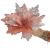 Set 5 ornamente pentru bradul de Craciun, stea Poinsettia, 26cm, roz argintiu Household NewTrend