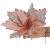 Set 5 ornamente pentru bradul de Craciun, stea Poinsettia, 26cm, roz argintiu Household NewTrend