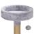 Ansamblu de joaca pentru pisici, cu loc pentru zgariat, ascuns, culcus, minge, 124cm, gri Household NewTrend