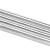 Set 8 paie metalice argintiu, reutilizabile, cu husa depozitare si perii curatat, 215x6 mm Household NewTrend