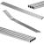 Set 8 paie metalice argintiu, reutilizabile, cu husa depozitare si perii curatat, 215x6 mm Household NewTrend