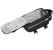 Geanta portbagaj bicicleta, 1 compartiment si 2 buzunare laterale, 38x14x16cm, negru cu elemente reflectorizante gri Household NewTrend