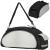Geanta portbagaj bicicleta, 1 compartiment si 3 buzunare laterale, 40x20x17cm, negru cu elemente reflectorizante gri Household NewTrend