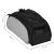 Geanta portbagaj bicicleta, 1 compartiment si 3 buzunare laterale, 40x20x17cm, negru cu elemente reflectorizante gri Household NewTrend