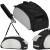 Geanta portbagaj bicicleta, 1 compartiment si 3 buzunare laterale, 40x20x17cm, negru cu elemente reflectorizante gri Household NewTrend