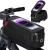 Geanta bicicleta impermeabila, cu buzunar pentru telefon, 19x10x10cm, negru Household NewTrend