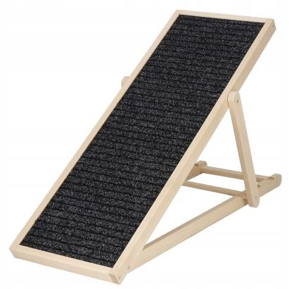 Rampa pentru caini si pisci cu 3 nivele de reglare 42-59cm, antiderapanta, lungime 103cm Household NewTrend