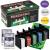 Set de Poker Complex cu 200 de jetoane, covoras verde, 2 seturi de carti, in cutie metalica Household NewTrend