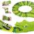 Circuit masinute Dinosaur Park, cu 320 de piese, pista configurabila Household NewTrend