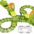 Circuit masinute Dinosaur Park, cu 320 de piese, pista configurabila Household NewTrend