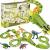 Circuit masinute Dinosaur Park, cu 320 de piese, pista configurabila Household NewTrend