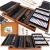 Set de pictura si desen pentru copii, 174 de piese, trusa lemn, 45x32x10cm Household NewTrend