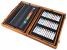 Set de pictura si desen pentru copii, 174 de piese, trusa lemn, 45x32x10cm Household NewTrend