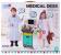 Set de joaca, carucior medical cu aparatura si instrumente, cu sunete si lumini Household NewTrend