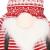 Figurina Craciun, Spiridus cu bluza in dungi, inaltime 80cm Household NewTrend