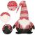 Figurina Craciun, Spiridus cu bluza in dungi, inaltime 80cm Household NewTrend